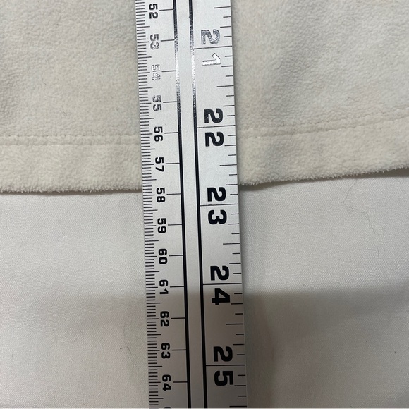 Women's White Quarter-Zip Sweater - Picture 9 of 9